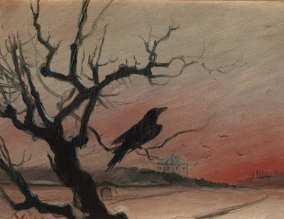 The Raven of Karlštejn, 1882 by Mikolas Ales